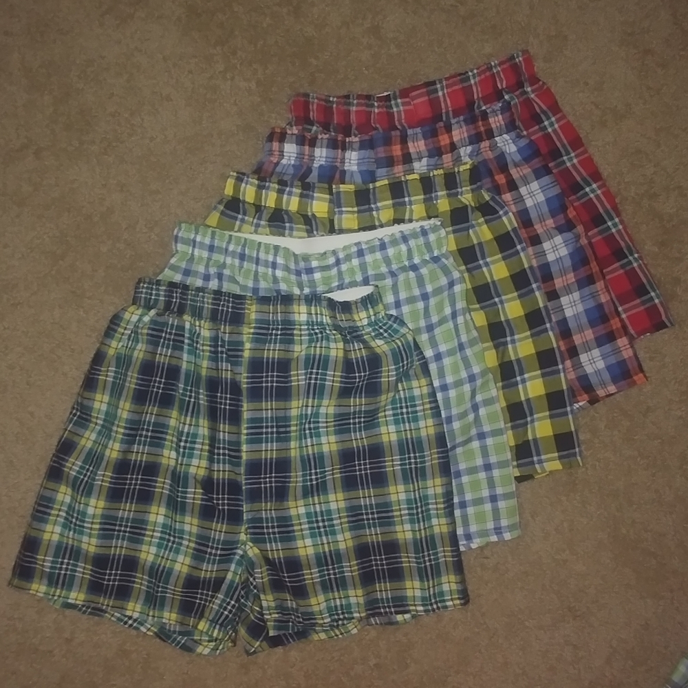 Boys Plaid Boxers (Underwear or Jammie Bottoms)